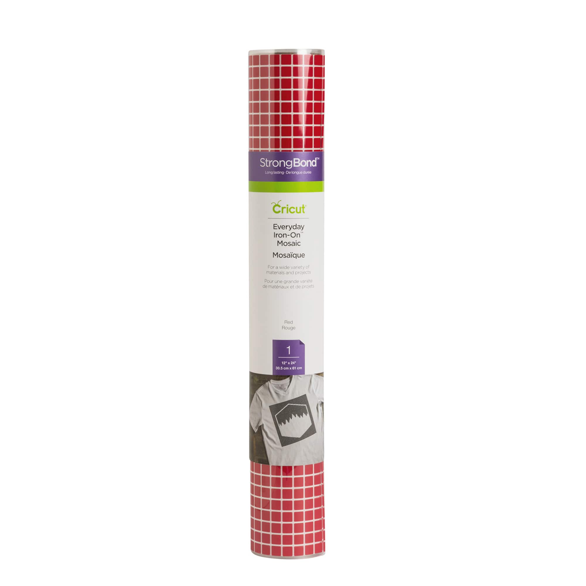 Cricut® Everyday Iron-On™ Red Mosaic Squares